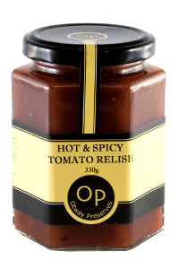 Otway Preserves Tomato Hot/Spicy Relish 330g