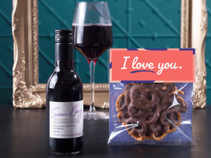 I Love You with Red Wine Hamper