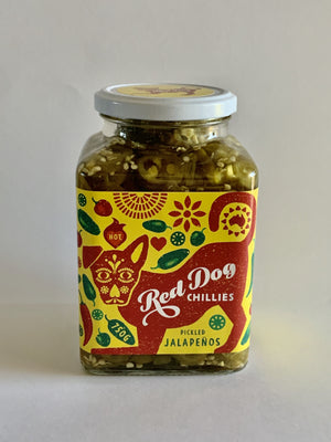 Red Dog Chillies Pickled Jalapeños - 750g