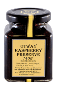 Otway Preserves Raspberry Preserve 140g
