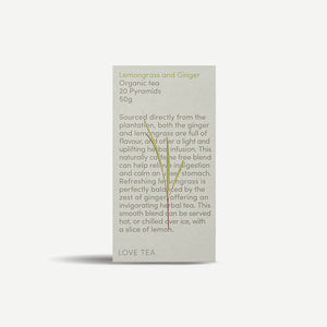 Love Tea Lemongrass & Ginger Tea Bags 20x50g