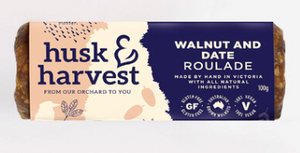 Husk Harvest Walnut & Date Roulades 100g