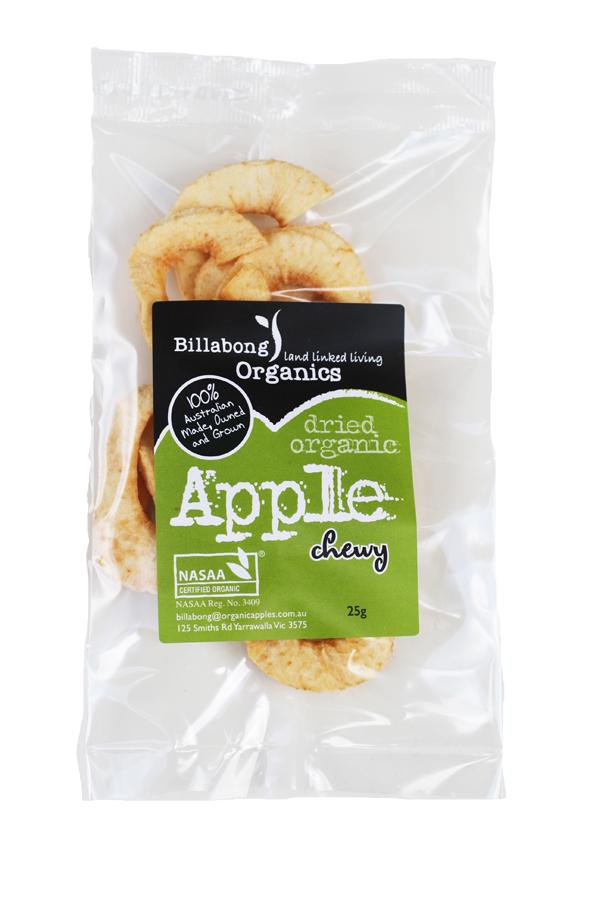 Billabong Organic Chewy Apple 25g
