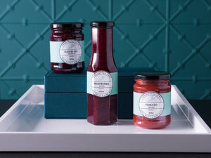 Pennyroyal Farm Raspberry Sauce 250ml and Pennyroyal Farm Tomato Relish 350g