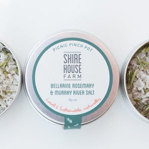 Shire House Rosemary salt picnic pinch pot - 18g tin
