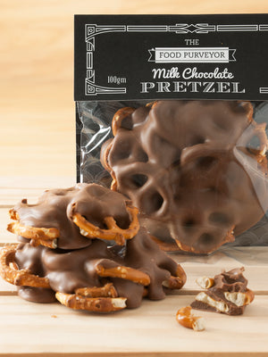 Chocolate Coated Pretzels 100g x 6 plus chiller bag